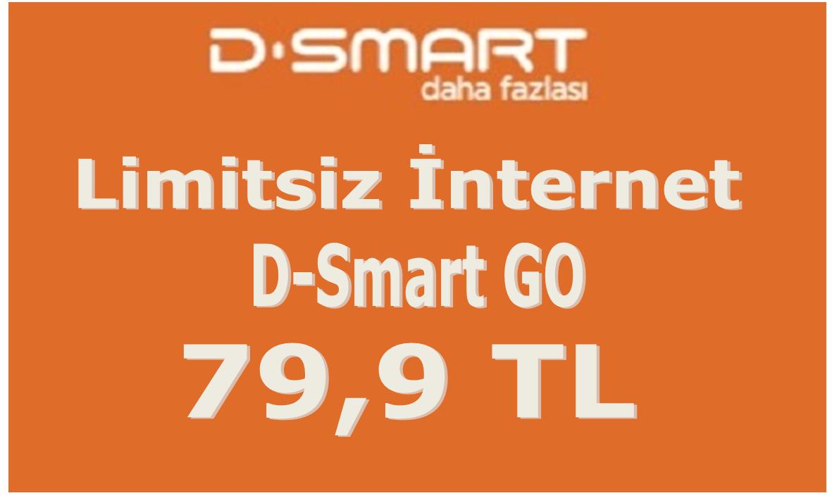 İnternet Fiyatına Limitsiz İnternet +  D-Smart GO  
