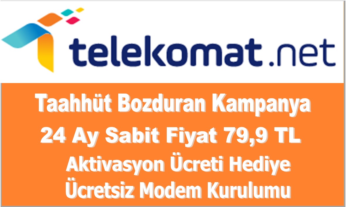 Telekomat Taahhüt Bozduran Kampanya , 79,9 TL den Başlayan Fiyatlar